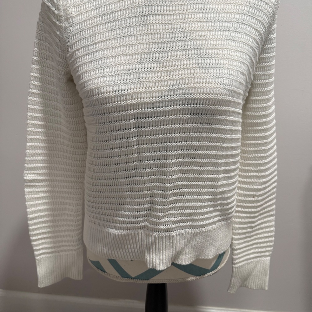 $175 Rag And Bone Elsie Split-Back Open-Knit Cott… - image 2